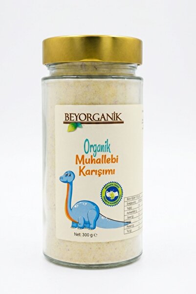 BEYORGANİK Organik Muhallebi Karışımı 300gr (PESTİSİT ANALİZLİ)