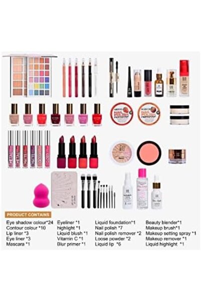 YOUNG miss All-in-One Full Professional Makeup Kit – Complete Girls Makeup Se...