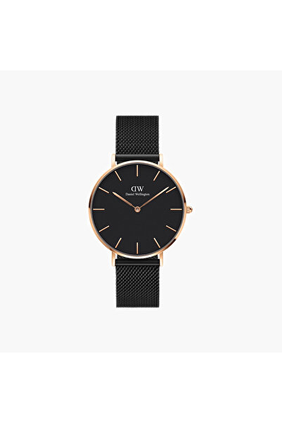 Daniel Wellington ساعة بحزام شبكي صغير الحجم 36 ملم