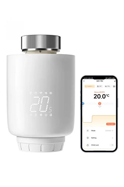DEWENWILS Termostat Inteligent WiFi pentru Radiatoare cu Control prin Aplicaț...