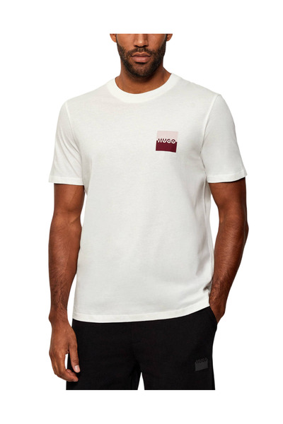 HUGO Ανδρικό Dapusi T-Shirt Λευκό 50544458-102