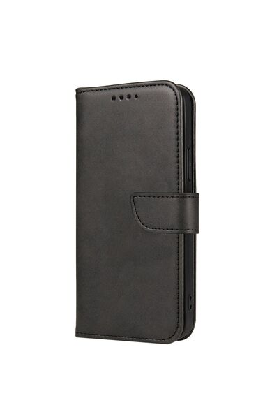 OEM Husă tip carte cu portofel și suport magnetic pentru Realme GT Neo 3 - Negru