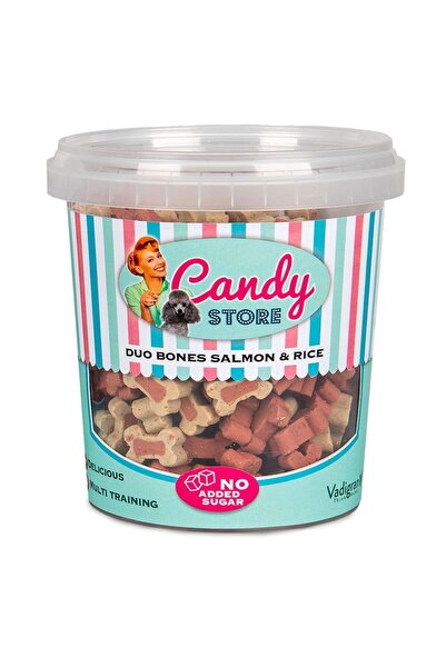 VADIGRAN Candy Duo Bones Μαλακές Λιχουδιές με Σολομό & Ρύζι για Σκύλους 500gr