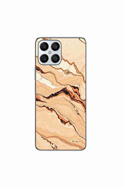 OEM Case compatible with Honor X8 4G Silicone Gel Tpu Pattern Desert Stone Ma...