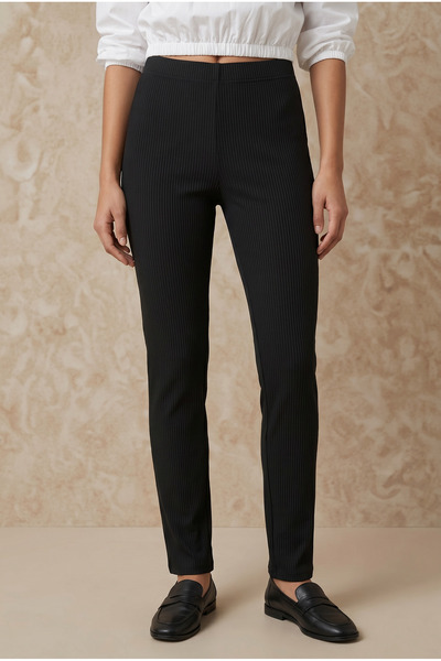 Cortigiani Ribbed ankle length legging