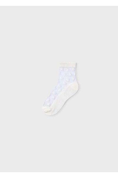 MAYORAL Girl's Fishnet Socks Cream