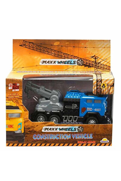 Maxx Wheels Vehicul de constructie cu macara, Maxx Wheels, Albastru