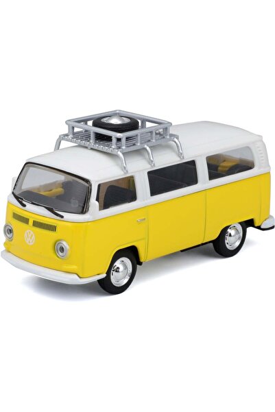 Maisto Rulota Maisto, Volkswagen T2, Weekenders, Galben
