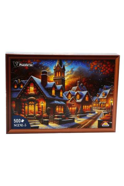 Witty Puzzlezz Witty Puzzlezz Puzzle, Winter Scene, 500 pieces