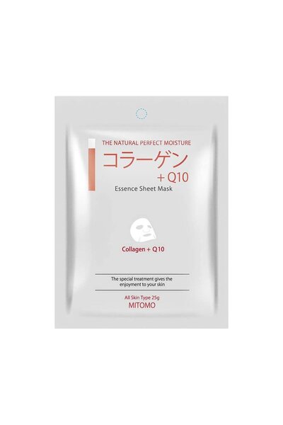 Mitomo COLLAGEN + Q10 ELASTICITY - Collagen Facial Sheet Mask