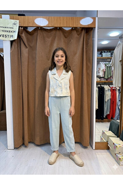 nk kids طقم بافيا للأعمار من 8 إلى 14 سنة باللون الأزرق