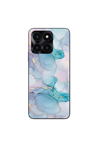 OEM Husa compatibila cu Honor X6a Silicon Gel Tpu Model Abstract Watercolor M...