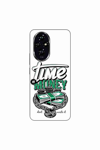 OEM Husa compatibila cu Honor 200 Silicon Gel Tpu Model Mesaj Time Is Money