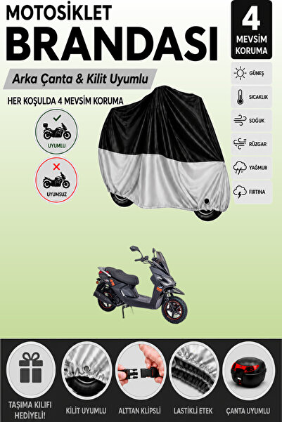 Cemku Double Black Top - Gray Bottom, Rear Bag Compatible Altai F2Max 50 Plus...