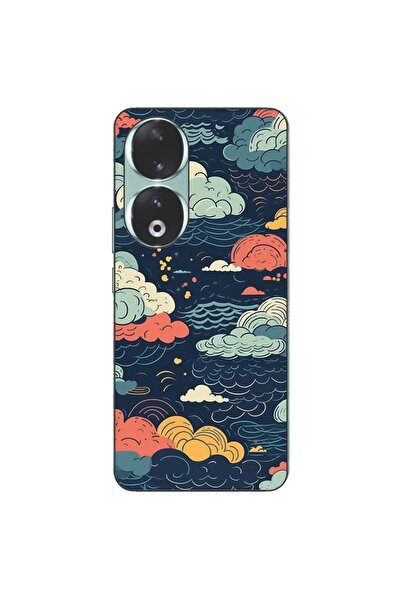 OEM Husa compatibila cu Honor 90 5G Silicon Gel Tpu Model Mystic Night Sky
