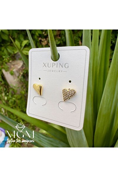 atastore2017 Xuping heart earrings with and without stones