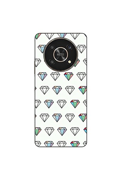 OEM Husa compatibila cu Honor X30 Silicon Gel Tpu Model Diamonds Pattern Tran...