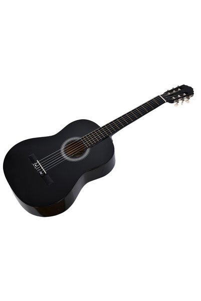 rapsodia reghin Set Chitara Clasica Neagra cu Husa si Pene 4/4