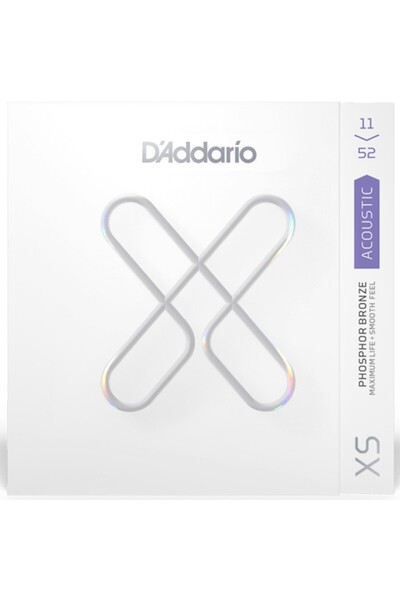 Daddario XSAPB1152 Phosphor Bronze Acoustic Guitar String Custom Light - 11-52