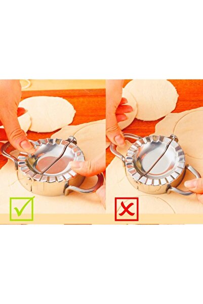 ARTC Stainless Steel Dumpling Maker (8.5cm, Silver)
