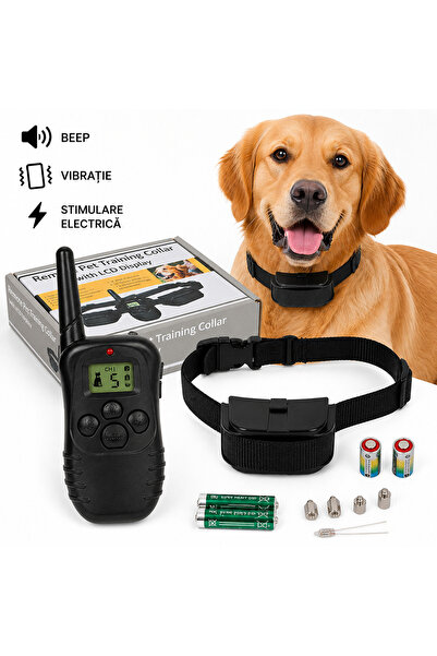 Tenzo Electric dog training collar 300 m LCD vibration shock sound waterproof...