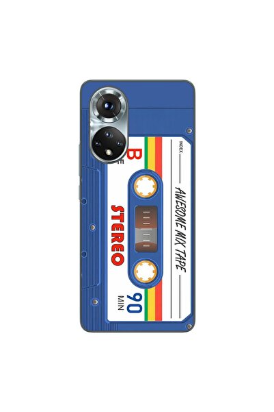 OEM Husa compatibila cu Honor 50 Silicon Gel Tpu Model Caseta Vintage Mix Tape