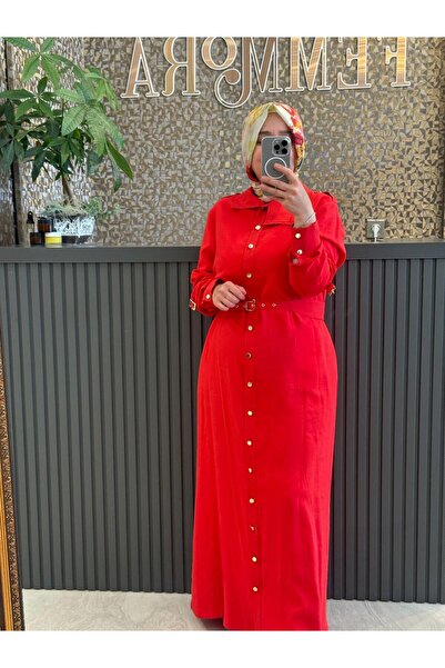 Missemramiss Kemer Detaylı Cermine Elbise