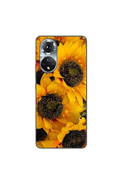 OEM Husa compatibila cu Honor 50 Silicon Gel Tpu Model Floarea Soarelui
