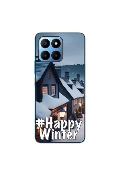 OEM Husa compatibila cu Honor 70 Lite Silicon Gel Tpu Model Happy Winter