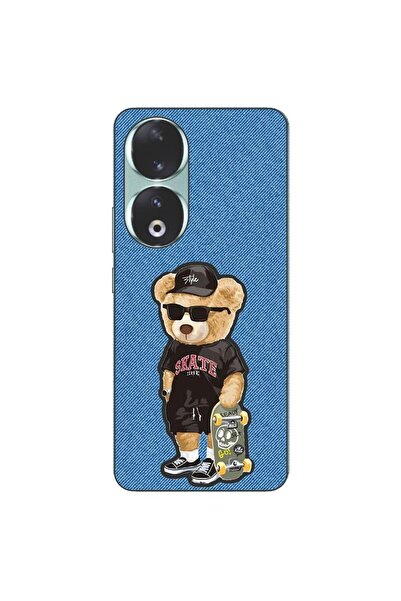 OEM Husa compatibila cu Honor 90 5G Silicon Gel Tpu Model Bear Skate Fashion