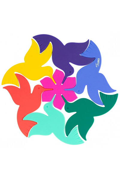 Pylones Coasters / Cup Mats - Entrecolibris - Colorful