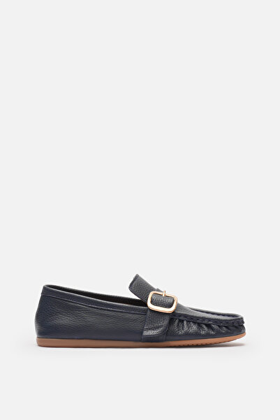 Bestyle Roc Genuine Leather Buckle Moccasins