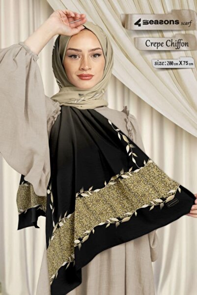 4seasons scarf Crepe Chiffon Veil
