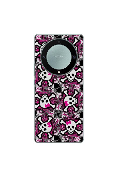 OEM Husa compatibila cu Honor Magic 5 Lite Silicon Gel Tpu Model Pop Art Skel...