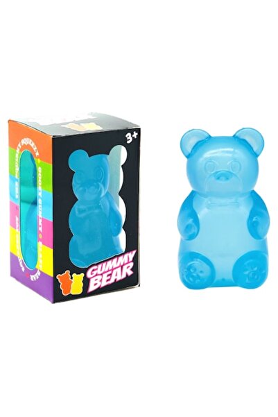 SIGMA TOY Jucărie de strâns, model SIGMA STORE BEAR, Antistres, albastru, 8 CM
