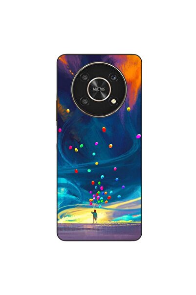 OEM Case compatible with Honor X30 Silicone Gel Tpu Universe Balloons Pattern