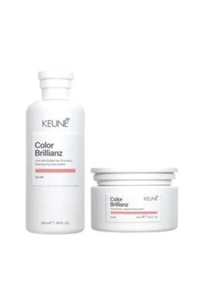 Keune Pachet pentru Par Vopsit - Color Brillianz: Sampon Fara Sulfati 300 ml,...