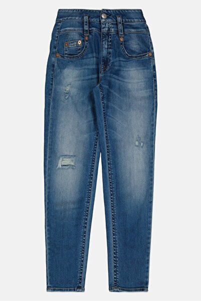 Herrlicher Women Regular Fit Washed Stretchable Jeans, Blue