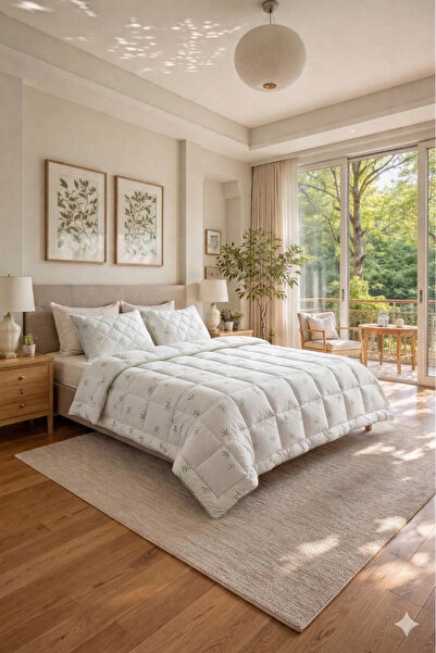 ARGEN HOME Bambu Yorgan Çift Kişilik | %100 Doğal Bambu