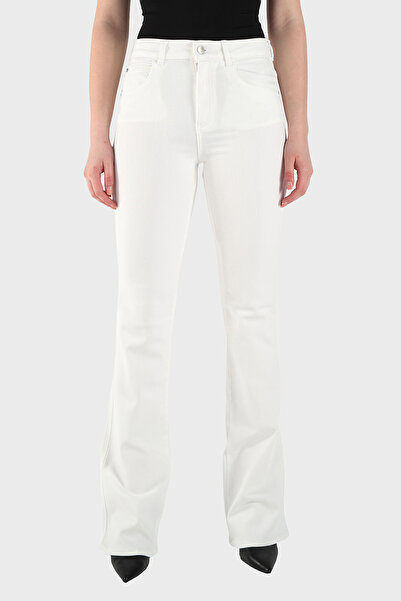 Emporio Armani Pamuklu Orta Bel Genişleyen Paça Jeans KOT PANTOLON EW001504 A...