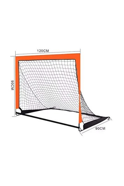 Juls & sim Kids' Football Goal, Mini Football Field, Resistant Net, Metal Fra...