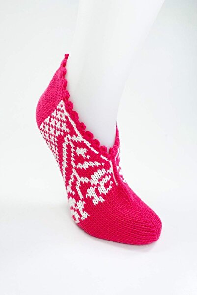 atastore2017 Hand Knitted Winter Stylish Women's Wool Booties D11
