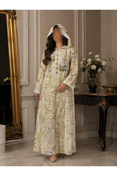 RONZA Women's Jalabiya Nisim Flowers