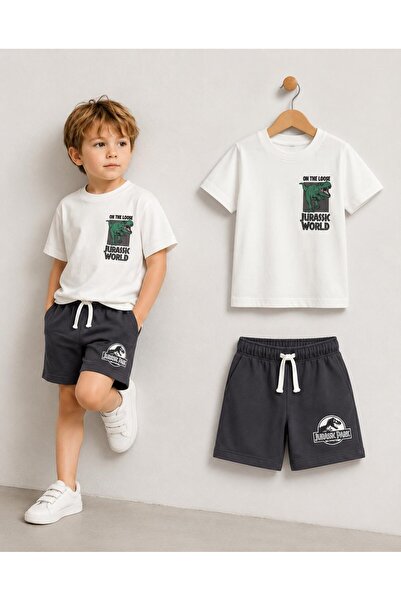 ciklet kids Boy's Top and Bottom Set with Shorts