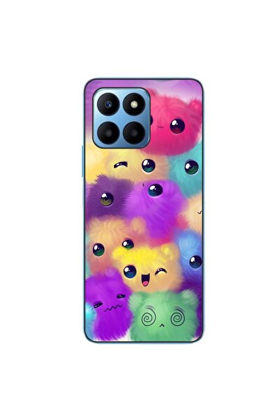 OEM Husa compatibila cu Honor X8 5G Silicon Gel Tpu Model Pufosi Colorati
