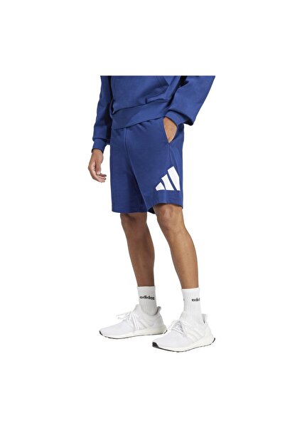 adidas Pantaloni scurți Essentials pentru bărbați, cu logo mare, din jerseu s...