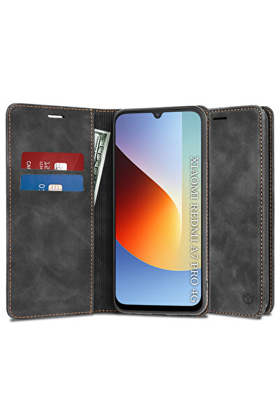 Evolium Husa Tip Carte pentru Xiaomi Redmi A7 Pro 4G, cu Portofel, Piele Ecol...