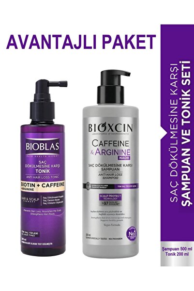 Bioxcin Caffeine & Arginine Şampuan 500 ml – Kafein Arjinin Biotin Saç Dökülm...