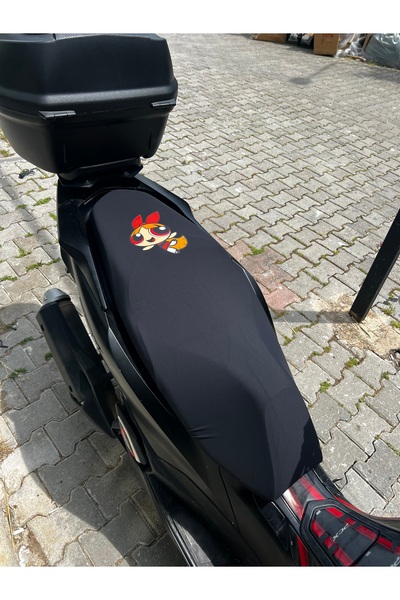 Utku Giyim ÇİZGİ KARAKTERLİ SCOOTER MOTOSİKLET KOLTUK SELE KILIFI 50 CC-100 C...