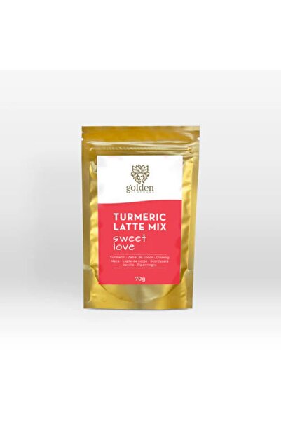 Golden Flavours Μείγμα Λάτε Κουρκουμά Sweet Love, 70γρ.